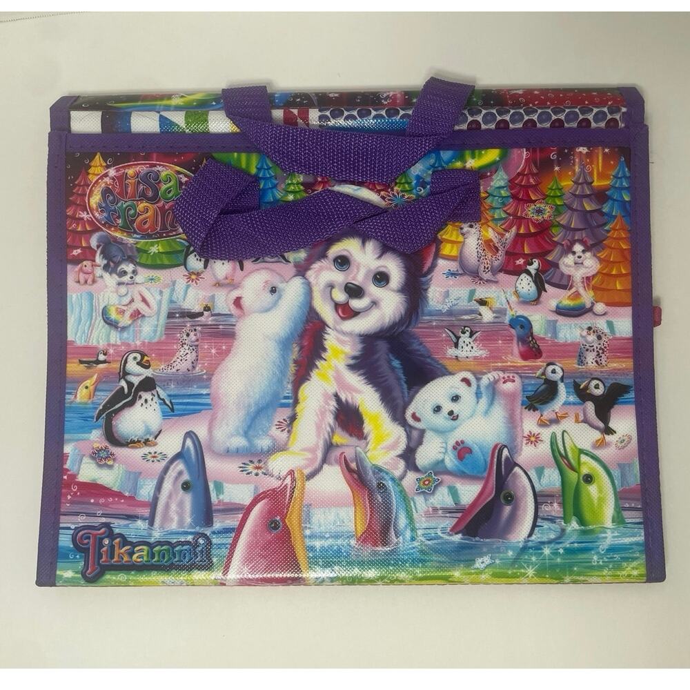 Lisa Frank Tikanni Trifold Storage Portfolio Folder